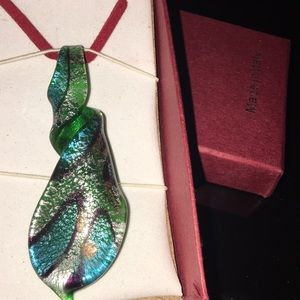 Italian Dichroic glass pendant